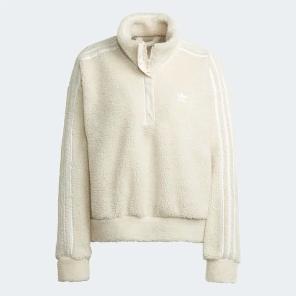 NWT adidas Originals Women's Adicolor Classics Half Zip Fleece - Picture 2 of 5